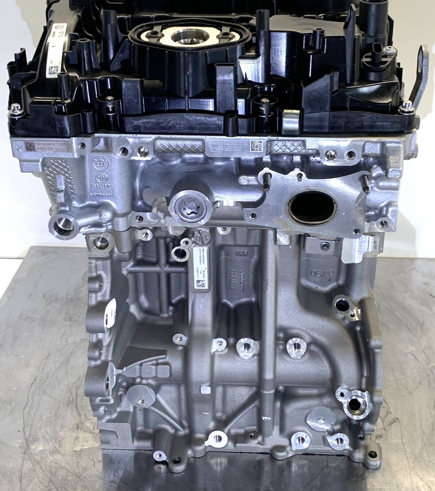 MOTOR Engine BMW B38A15P Block Kurbelwelle Pleuelstangen Kolben Ölwanne Original
