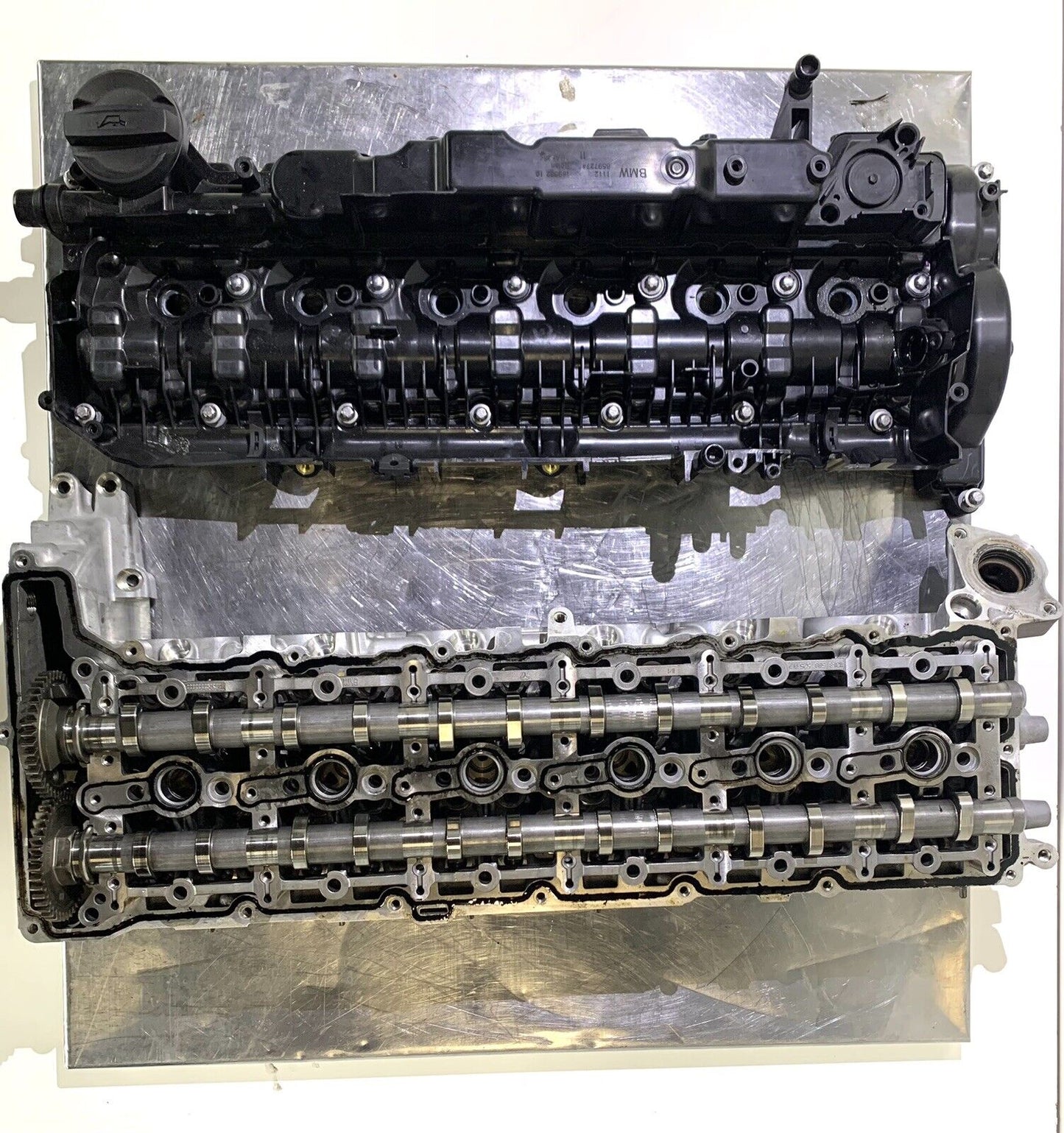 Zylinderkopf BMW B57D30B Zylinderkopfhaube Nockenwellen Original 100km