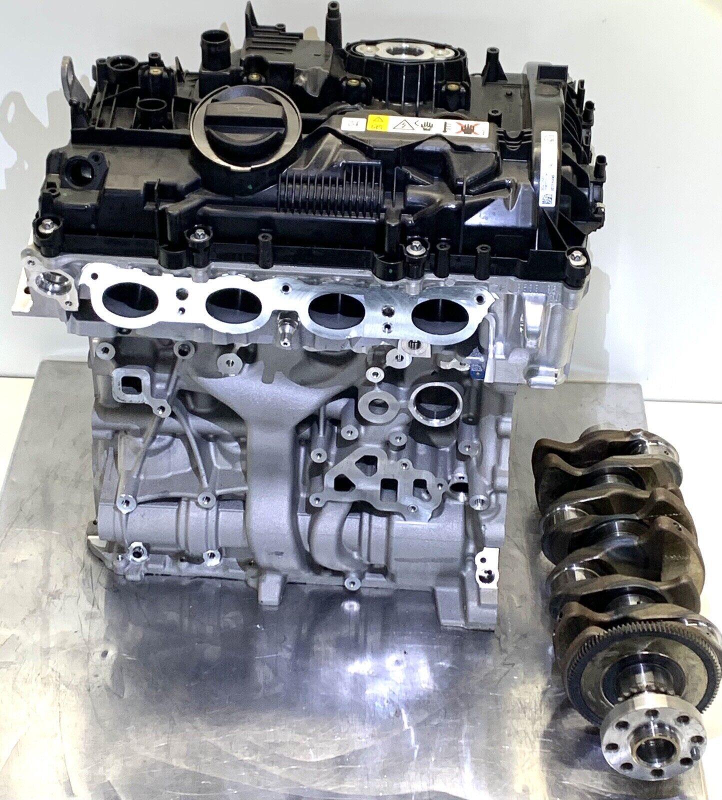 Motor Engine BMW B48A20B Motorblock Zylinderkopf Kurbelwelle Ölwanne Original