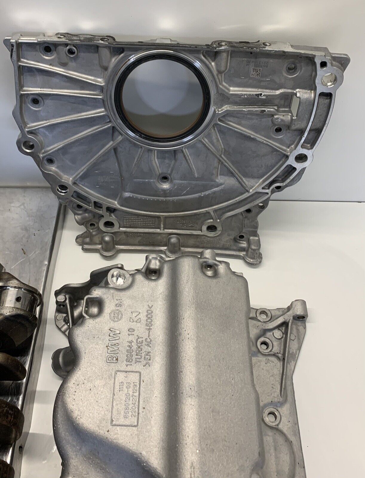 Motor Engine BMW B48A20B Motorblock Zylinderkopf Kurbelwelle Ölwanne Original