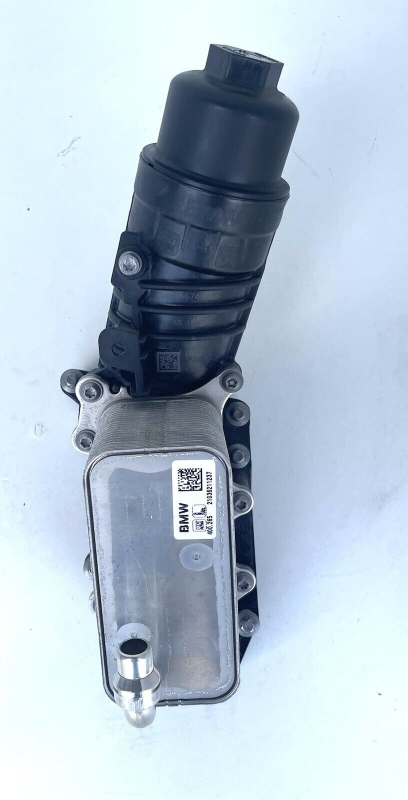 Original BMW B57D30B Ölfiltergehäuse mit Ölkühler 8586674 NEU 440 540 640 740d