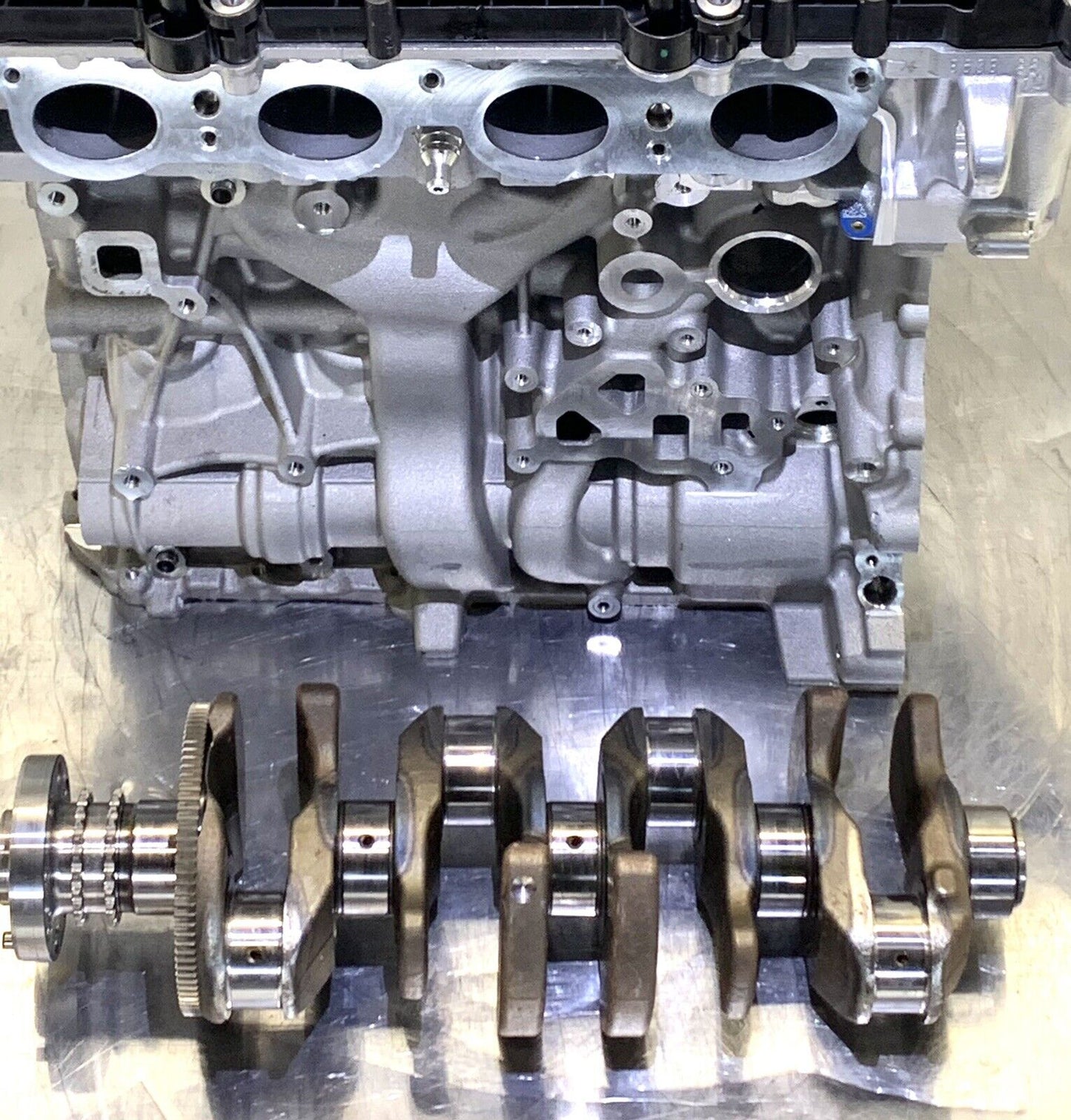 Motor Engine BMW B48A20B Motorblock Zylinderkopf Kurbelwelle Ölwanne Original