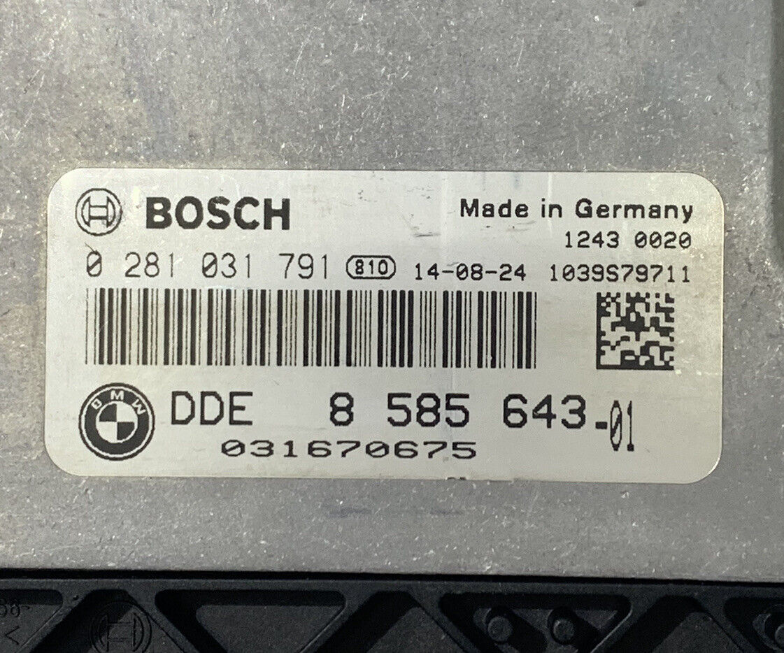Motorsteuergerät BMW 8585643 Original Bosch