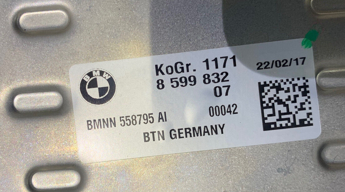 8599832 AGR Kühler BMW Abgaskühler 6er G32 GT 640dX 8er G15 G16 840dX B57D30B