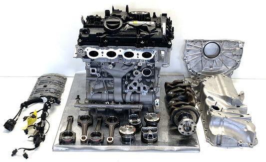 Motor Engine BMW B48A20B Motorblock Zylinderkopf Kurbelwelle Ölwanne Original